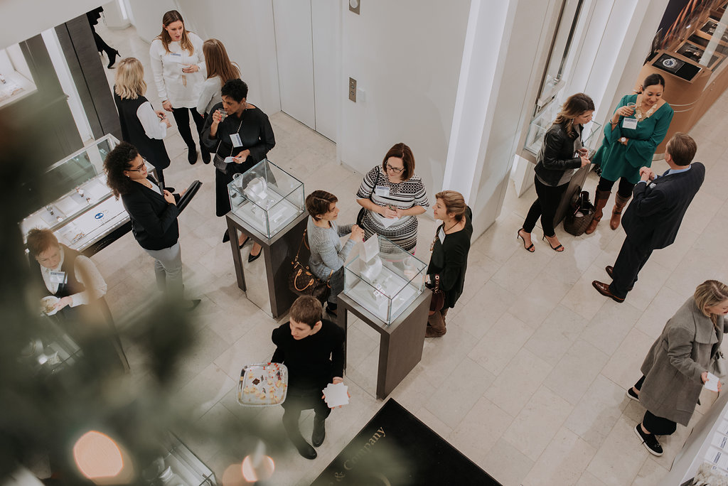Balcony at a Chicago event
